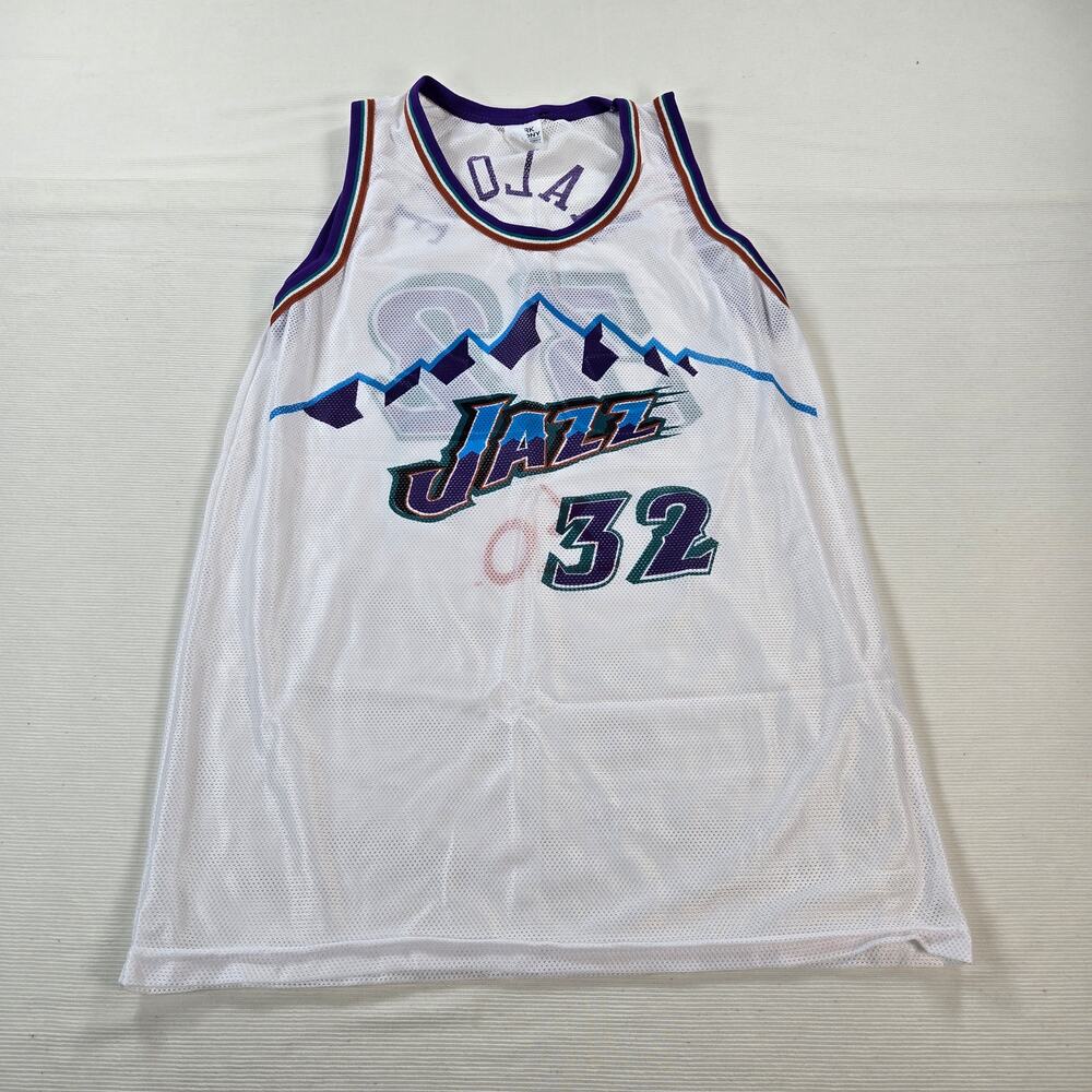 SGA Retro Utah Jazz #32 Karl Malone Jersey Adult Unisex Size Large